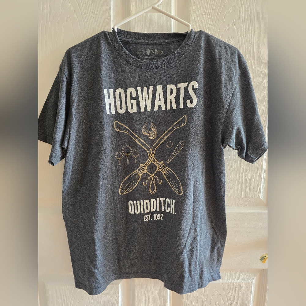 Hogwarts Quidditch Gray T-Shirt